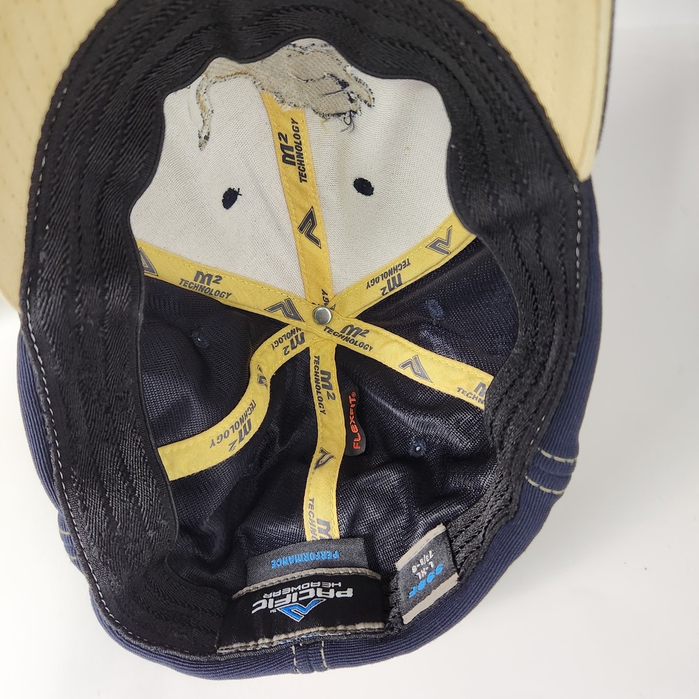 CSCS‎ Lions Hat Cap Fitted Mens Large Navy Gold High School Football Pacific - Picture 6 of 10